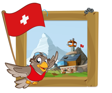 Lexi fliegt durch die Schweiz